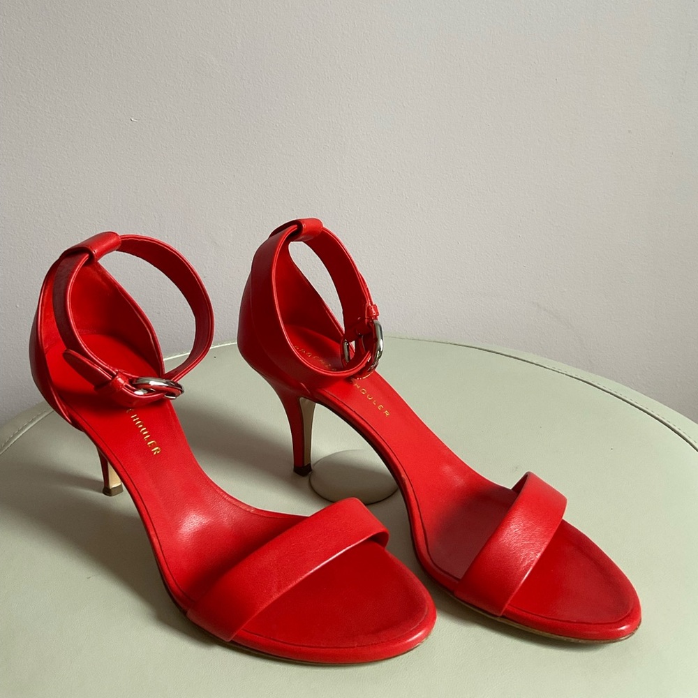 Proenza Schouler Fragola red sandals size 7 worn once